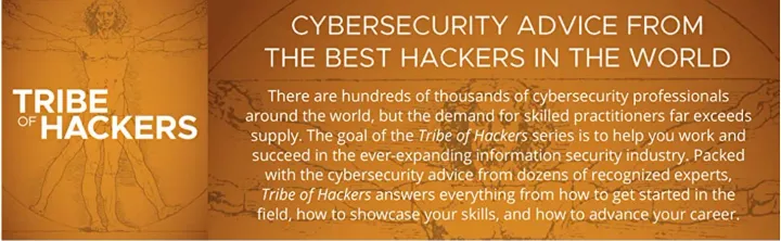 Cybersecurity Starter Books - "Tribe of Hackers"